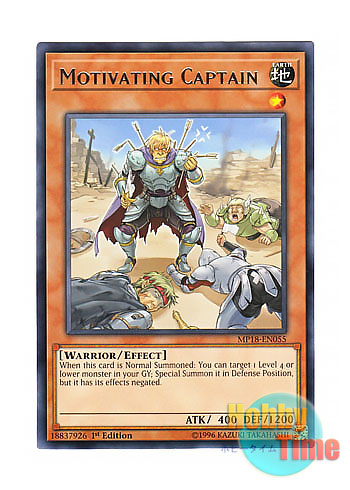画像1: 英語版 MP18-EN055 Motivating Captain 切れぎみ隊長 (レア) 1st Edition