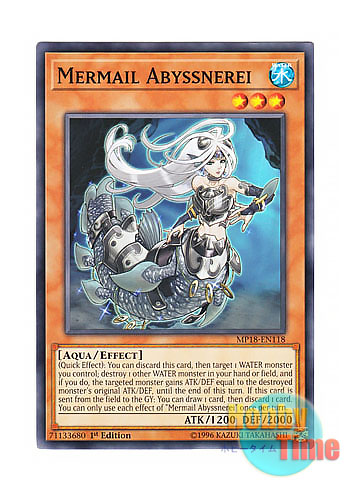 画像1: 英語版 MP18-EN118 Mermail Abyssnerei 水精鱗－ネレイアビス (ノーマル) 1st Edition