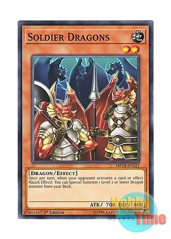 画像1: 英語版 MP18-EN121 Soldier Dragons 兵隊竜 (ノーマル) 1st Edition