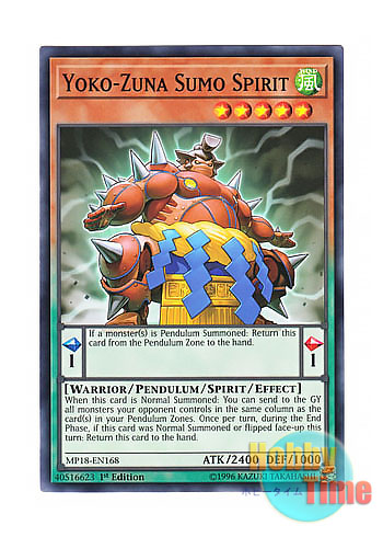 画像1: 英語版 MP18-EN168 Yoko-Zuna Sumo Spirit スモウ魂 YOKO－ZUNA (ノーマル) 1st Edition