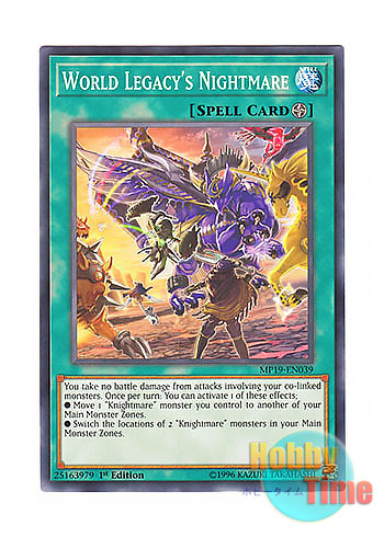 画像1: 英語版 MP19-EN039 World Legacy's Nightmare 星遺物へ誘う悪夢 (ノーマル) 1st Edition