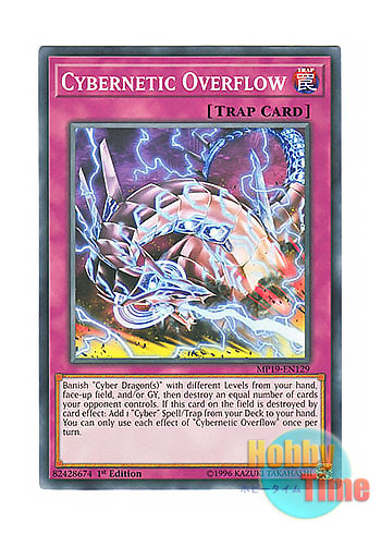 画像1: 英語版 MP19-EN129 Cybernetic Overflow サイバネティック・オーバーフロー (ノーマル) 1st Edition