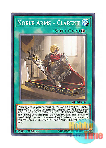 画像1: 英語版 MP19-EN144 Noble Arms - Clarent 聖剣クラレント (ノーマル) 1st Edition
