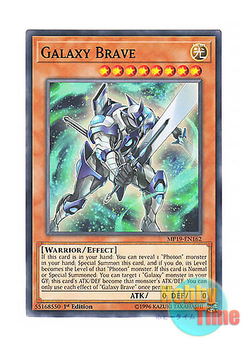 画像1: 英語版 MP19-EN162 Galaxy Brave 銀河剣聖 (ノーマル) 1st Edition