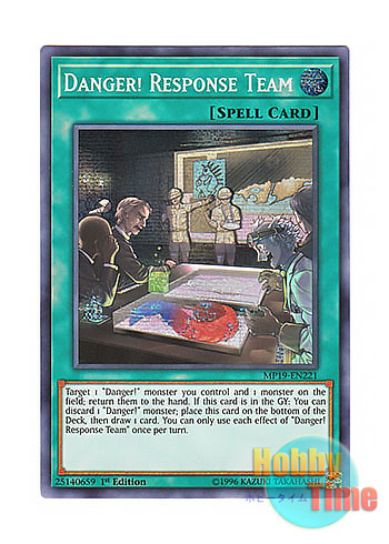 画像1: 英語版 MP19-EN221 Danger! Response Team 未界域調査報告 (プリズマティックシークレットレア) 1st Edition