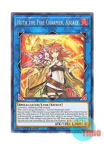 画像1: 英語版 MP20-EN024 Hiita the Fire Charmer, Ablaze 灼熱の火霊使いヒータ (ノーマル) 1st Edition