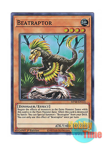 画像1: 英語版 MP20-EN115 Beatraptor 縄張恐竜 (スーパーレア) 1st Edition