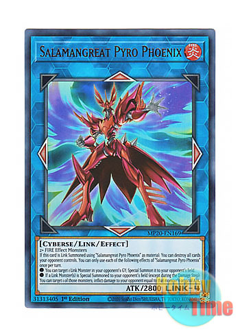 画像1: 英語版 MP20-EN169 Salamangreat Pyro Phoenix 転生炎獣パイロ・フェニックス (ウルトラレア) 1st Edition