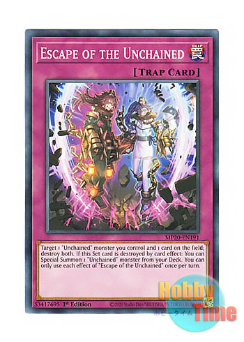 画像1: 英語版 MP20-EN191 Escape of the Unchained 破械唱導 (ノーマル) 1st Edition