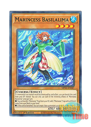 画像1: 英語版 MP21-EN047 Marincess Basilalima 海晶乙女バシランリマ (ノーマル) 1st Edition
