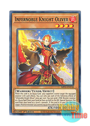 画像1: 英語版 MP21-EN110 Infernoble Knight Oliver 焔聖騎士－オリヴィエ (ノーマル) 1st Edition