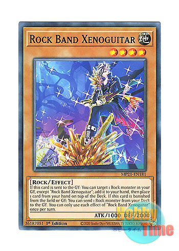 画像1: 英語版 MP21-EN181 Rock Band Xenoguitar 巌帯の美技－ゼノギタム (ノーマル) 1st Edition