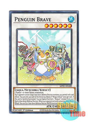 画像1: 英語版 MP21-EN189 Penguin Brave ペンギン勇者 (ノーマル) 1st Edition