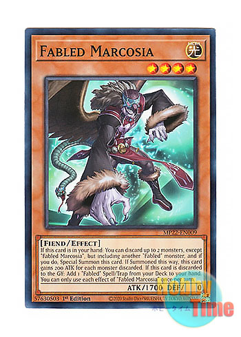画像1: 英語版 MP22-EN009 Fabled Marcosia 魔轟神マルコシア (ノーマル) 1st Edition