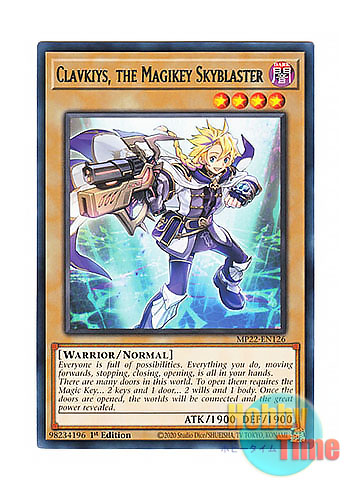 画像1: 英語版 MP22-EN126 Clavkiys, the Magikey Skyblaster 魔鍵銃士－クラヴィス (レア) 1st Edition