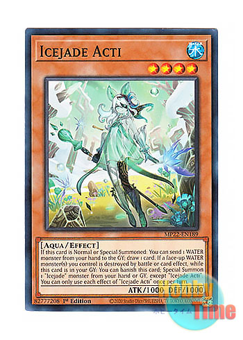 画像1: 英語版 MP22-EN189 Icejade Acti 氷水のアクティ (ノーマル) 1st Edition