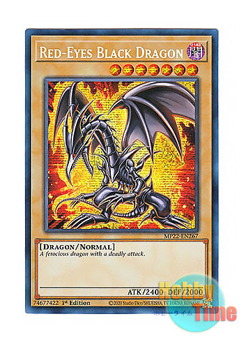 英語版 MP22-EN267 Red-Eyes Black Dragon 真紅眼の黒竜 (プリズマティックシークレットレア) 1st Edition
