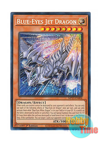 画像1: 英語版 MP23-EN004 Blue-Eyes Jet Dragon ブルーアイズ・ジェット・ドラゴン (プリズマティックシークレットレア) 1st Edition