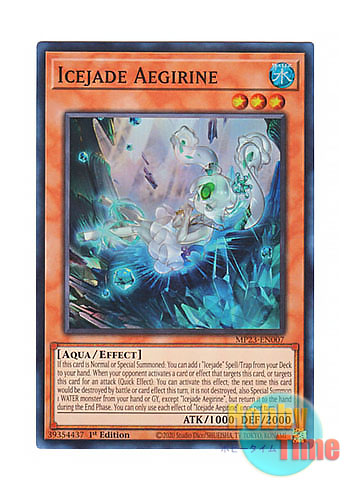 画像1: 英語版 MP23-EN007 Icejade Aegirine 氷水のエジル (スーパーレア) 1st Edition