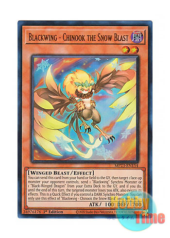 画像1: 英語版 MP23-EN154 Blackwing - Chinook the Snow Blast BF－雪撃のチヌーク (ウルトラレア) 1st Edition