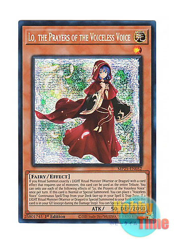 画像1: 英語版 MP25-EN052 Lo, the Prayers of the Voiceless Voice 粛声の祈り手ロー (プリズマティックシークレットレア) 1st Edition