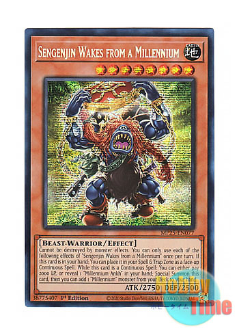 画像1: 英語版 MP25-EN077 Sengenjin Wakes from a Millennium 千年の眠りから覚めし原人 (プリズマティックシークレットレア) 1st Edition
