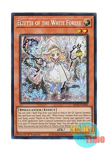 画像1: 英語版 MP25-EN080 Elzette of the White Forest 白き森のリゼット (プリズマティックシークレットレア) 1st Edition