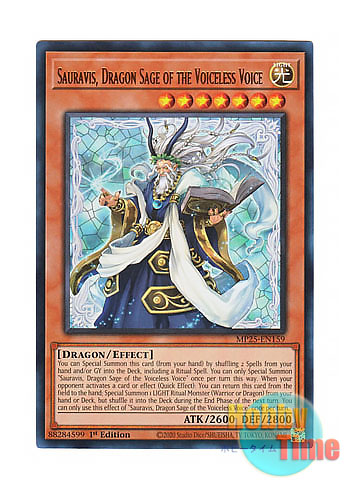 画像1: 英語版 MP25-EN159 Sauravis, Dragon Sage of the Voiceless Voice 粛声の竜賢聖サウラヴィス (ウルトラレア) 1st Edition