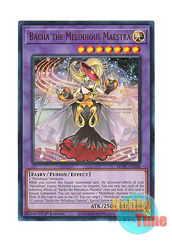 画像1: 英語版 MP25-EN188 Bacha the Melodious Maestra 幻奏の音姫スペクタキュラー・バッハ (ウルトラレア) 1st Edition