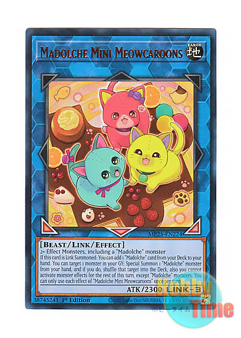 画像1: 英語版 MP25-EN224 Madolche Mini Meowcaroons ミニャーマドルチェ・ニャカロン (ウルトラレア) 1st Edition