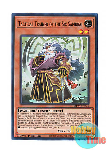 画像1: 英語版 MP25-EN246 Tactical Trainer of the Six Samurai 六武衆の指南番 (ウルトラレア) 1st Edition