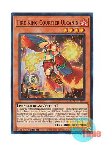 画像1: 英語版 MP25-EN262 Fire King Courtier Ulcanix 炎王妃 ウルカニクス (ウルトラレア) 1st Edition