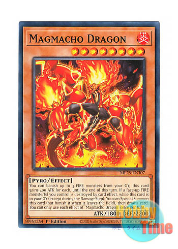 画像1: 英語版 MP25-EN307 Magmacho Dragon マグマッチョ・ドラゴン (ノーマル) 1st Edition