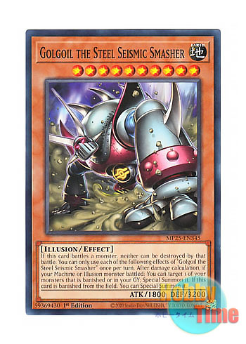 画像1: 英語版 MP25-EN345 Golgoil the Steel Seismic Smasher 鋼鉄の大魔人ゴルゴイル (ノーマル) 1st Edition