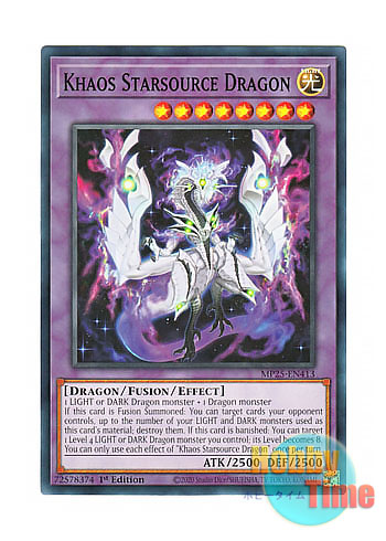 画像1: 英語版 MP25-EN413 Khaos Starsource Dragon 空隙の原星竜 (ノーマル) 1st Edition