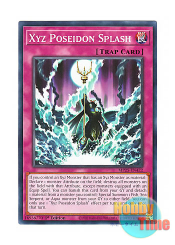 画像1: 英語版 MP25-EN422 Xyz Poseidon Splash エクシーズ・ポセイドン・スプラッシュ (ノーマル) 1st Edition