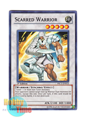 画像1: 英語版 PRC1-EN013 Scarred Warrior スカー・ウォリアー (スーパーレア) 1st Edition