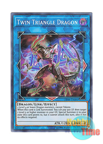 画像1: 英語版 OP08-EN006 Twin Triangle Dragon ツイン・トライアングル・ドラゴン (スーパーレア)