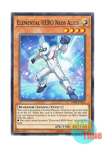 画像1: 英語版 OP09-EN013 Elemental HERO Neos Alius E・HERO アナザー・ネオス (ノーマル)