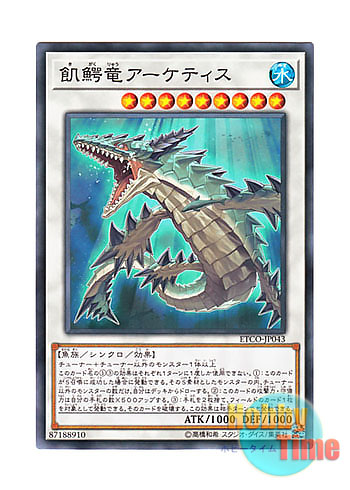 画像1: 日本語版 ETCO-JP043 Ravenous Crocodragon Archethys 飢鰐竜アーケティス (ノーマル)