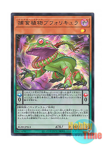 画像1: 日本語版 BLZD-JPS13 Predaplant Bufolicula 捕食植物ブフォリキュラ (ウルトラレア)