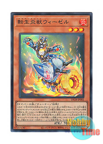 画像1: 日本語版 DP28-JP002 Salamangreat Weasel 転生炎獣ウィーゼル (スーパーレア)